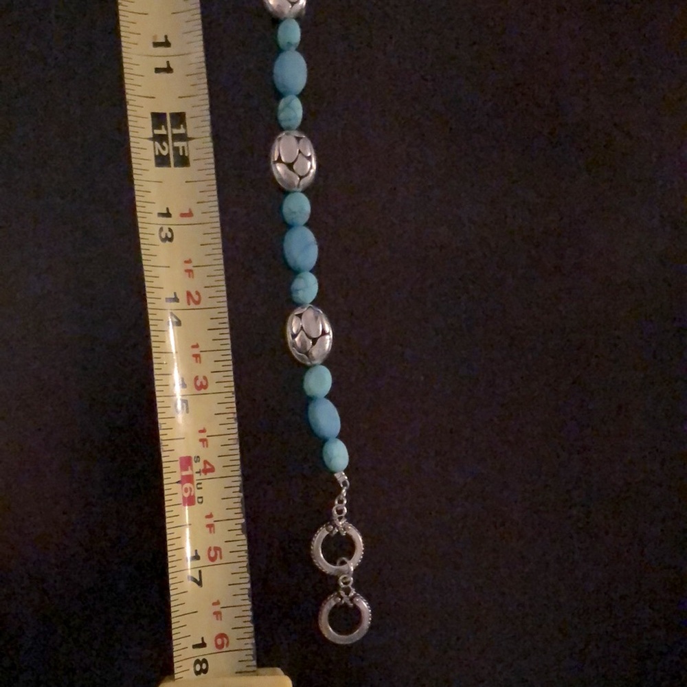 Turquoise necklace and bracelet set - Picture 8 of 12